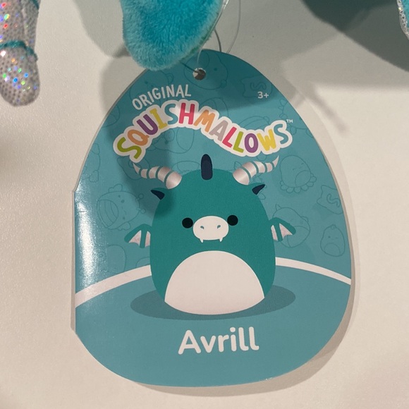 Squishmallow Avrill the Dragon 7” NWT 2022 - Picture 3 of 5